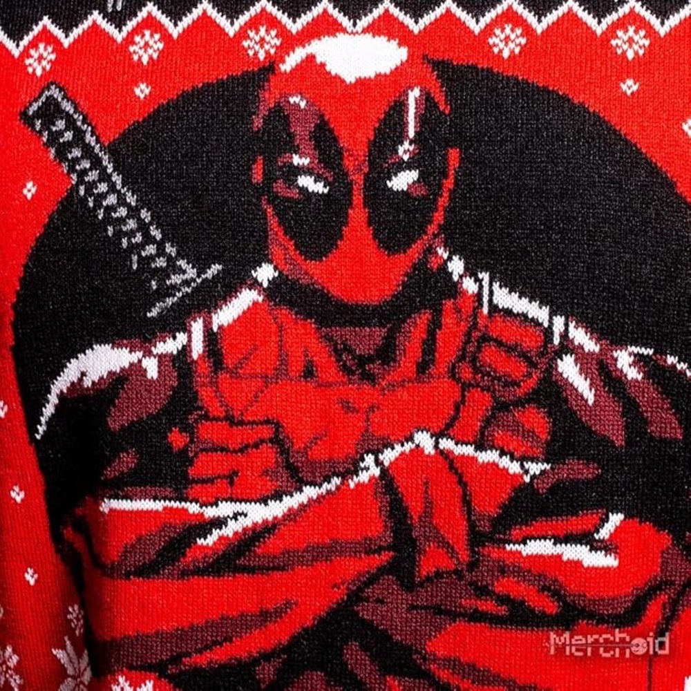 Deadpool Sweater NWOT XL (Unisex) - Picture 3 of 9